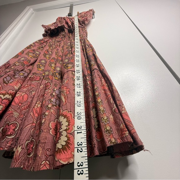 Gipsy Queen - Free People - Paisley One Shoulder Mini Dress Small/med NWT - Picture 12 of 14